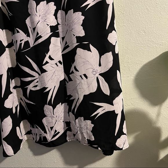 SMYM Hawaiian floral print maxi slit skirt SMALL - Picture 5 of 10